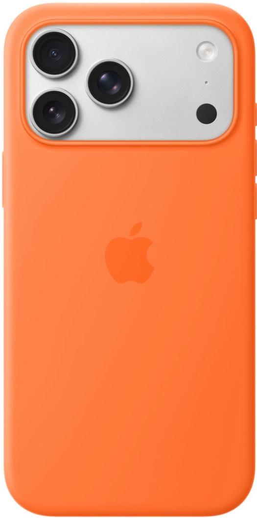 Чехол для iPhone 17 Pro Silicone Case with MagSafe Orange