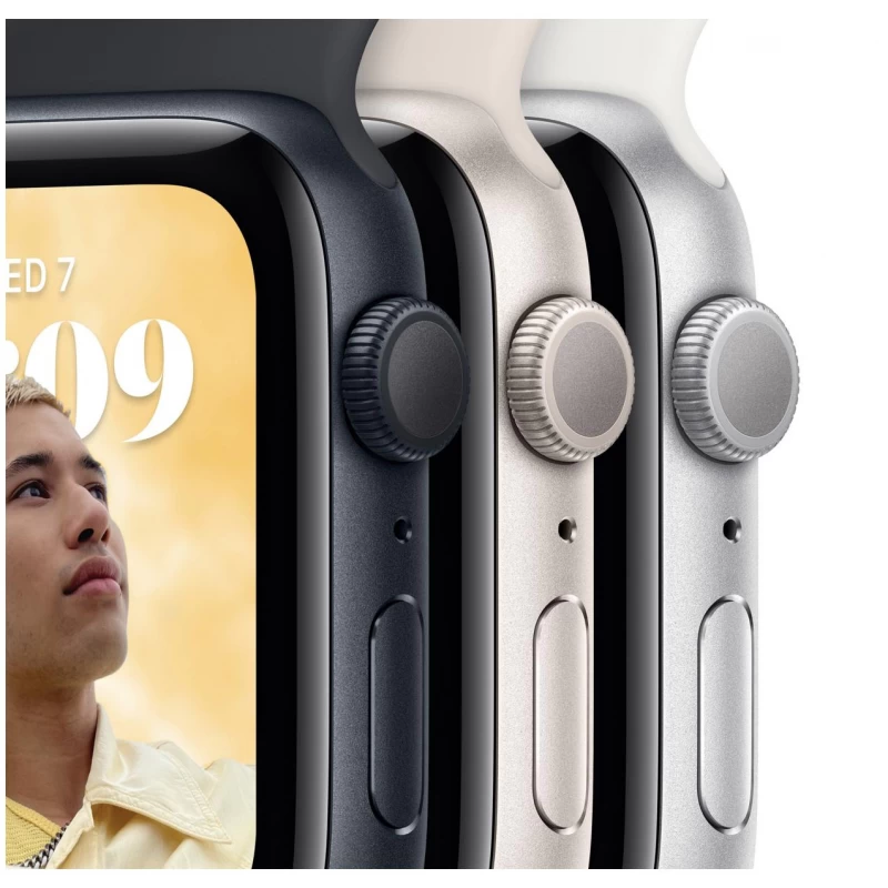 Часы Apple Watch Series SE2 2024 44mm Midnight Aluminium Case GPS Sport Band Midnight M/L