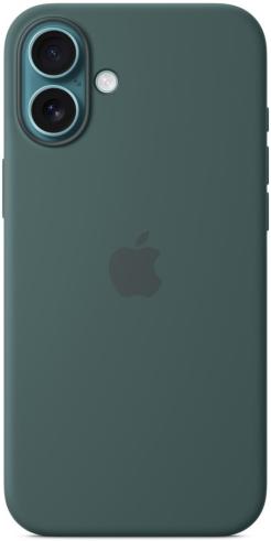 Чехол для iPhone 16 Silicone Case with MagSafe Lake Green
