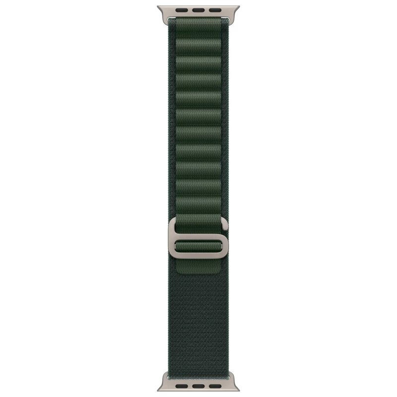 Часы Apple watch Ultra 2 2024 49mm Natural Titanium Case Alpine Loop Dark Green L