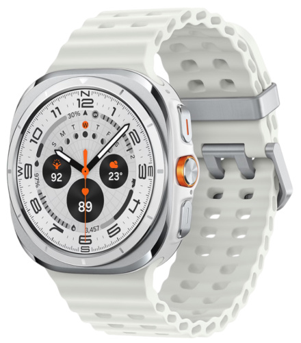 Часы Samsung Galaxy Watch Ultra 47mm LTE Titanium White Marine Band White (2025)