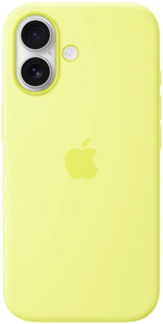 Чехол Apple iPhone 17 Silicone Case with MagSafe Neon Yellow