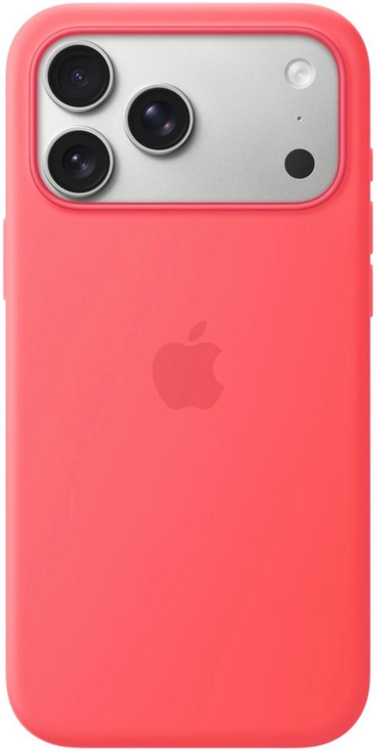 Чехол для iPhone 17 Pro Silicone Case with MagSafe Bright Guava