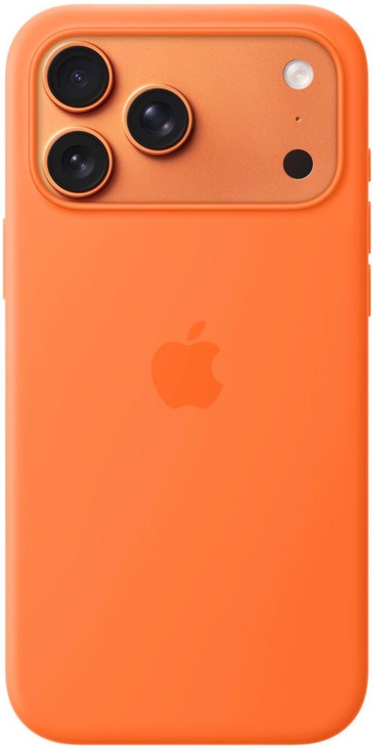 Чехол для iPhone 17 Pro Max Silicone Case with MagSafe Orange