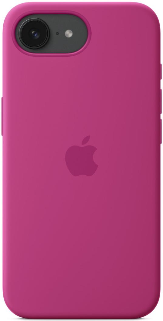 Чехол для iPhone 16e Silicone Case with MagSafe Fuchsia