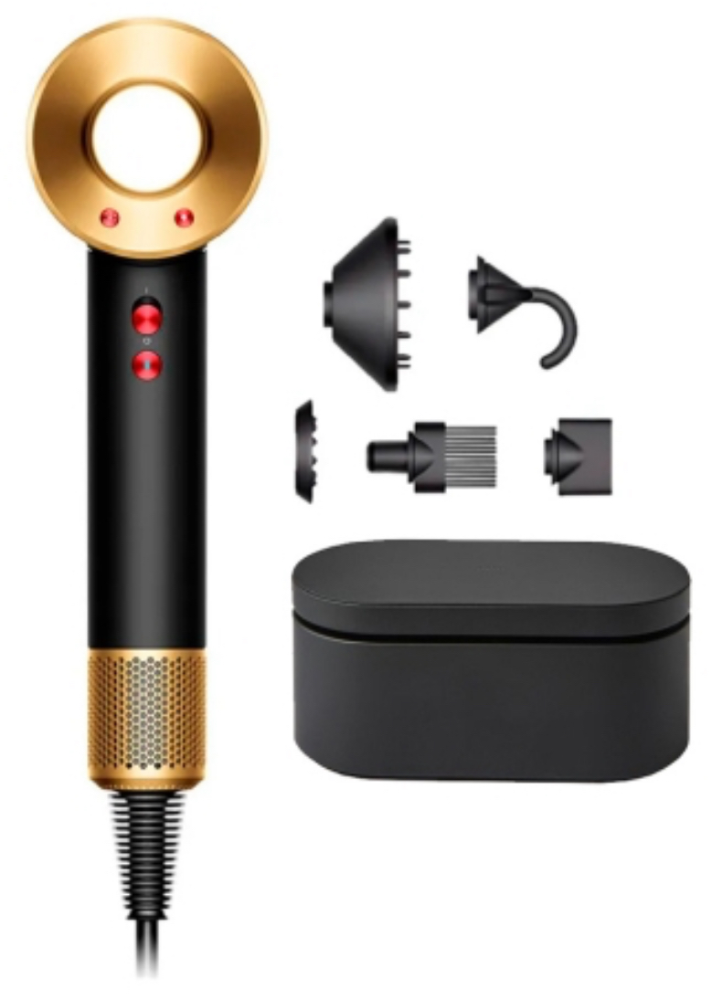 Фен Dyson Supersonic HD07 Black Onyx/Gold Gift Edition