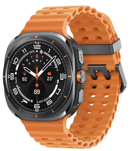 Часы Samsung Galaxy Watch Ultra 47mm LTE Titanium Gray Marine Band Orange (2025)
