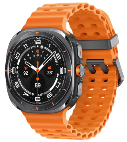 Часы Samsung Galaxy Watch Ultra 47mm LTE Titanium Gray Marine Band Orange (2024)