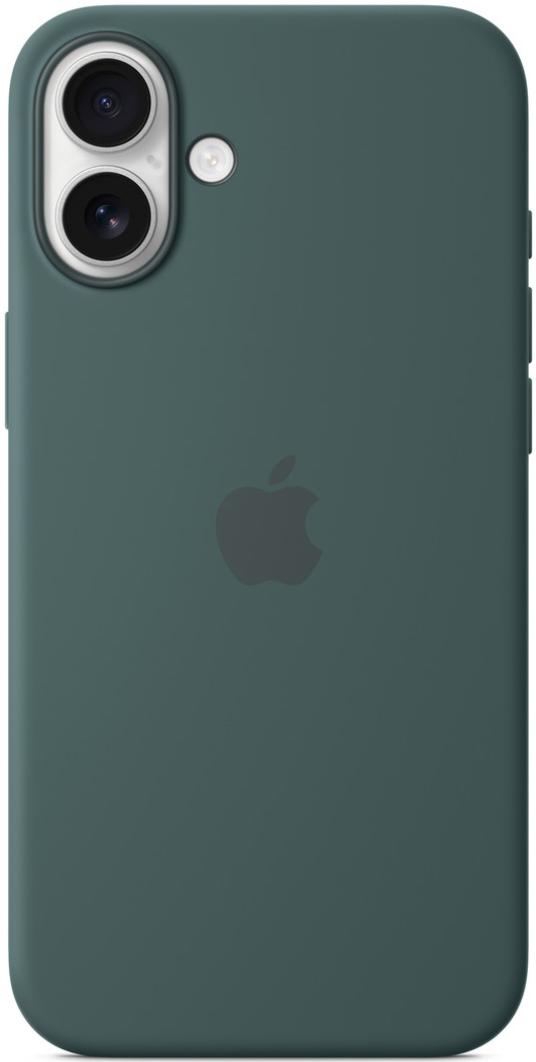 Чехол для iPhone 16 Silicone Case with MagSafe Lake Green