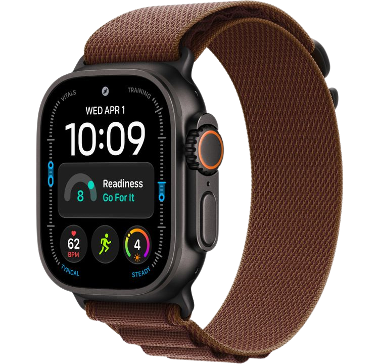 Часы Apple Watch Ultra 4 49mm Black Titanium Case Alpine Loop Burgundy M