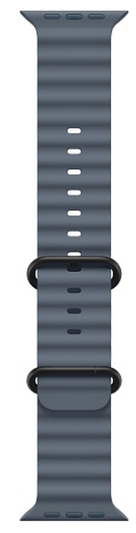 Часы Apple Watch Ultra 3 2025 49mm Black Titanium Case Ocean Band Anchor Blue