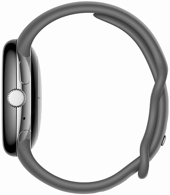 Часы Google Pixel Watch Polished Silver Case/Charcoal