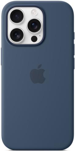 Чехол для iPhone 16 Pro Silicone Case with MagSafe Denim