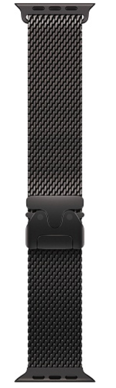 Часы Apple Watch Ultra 3 2025 49mm Black Titanium Case Titanium Milanese Loop Black L