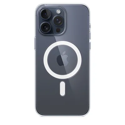Чехол для iPhone 15 Pro Max Clear Case with MagSafe