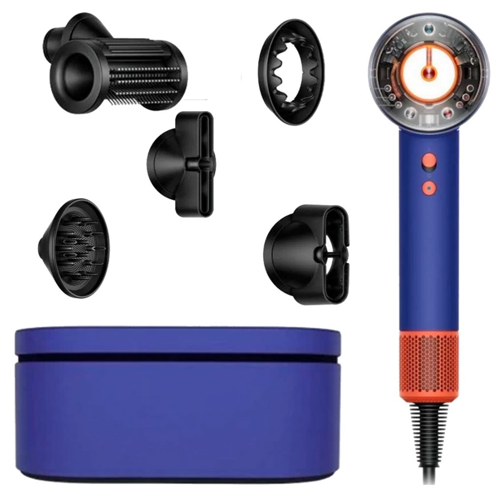 Фен Dyson Supersonic Nural HD16 Vinca Blue/Topaz Orange Gift Edition
