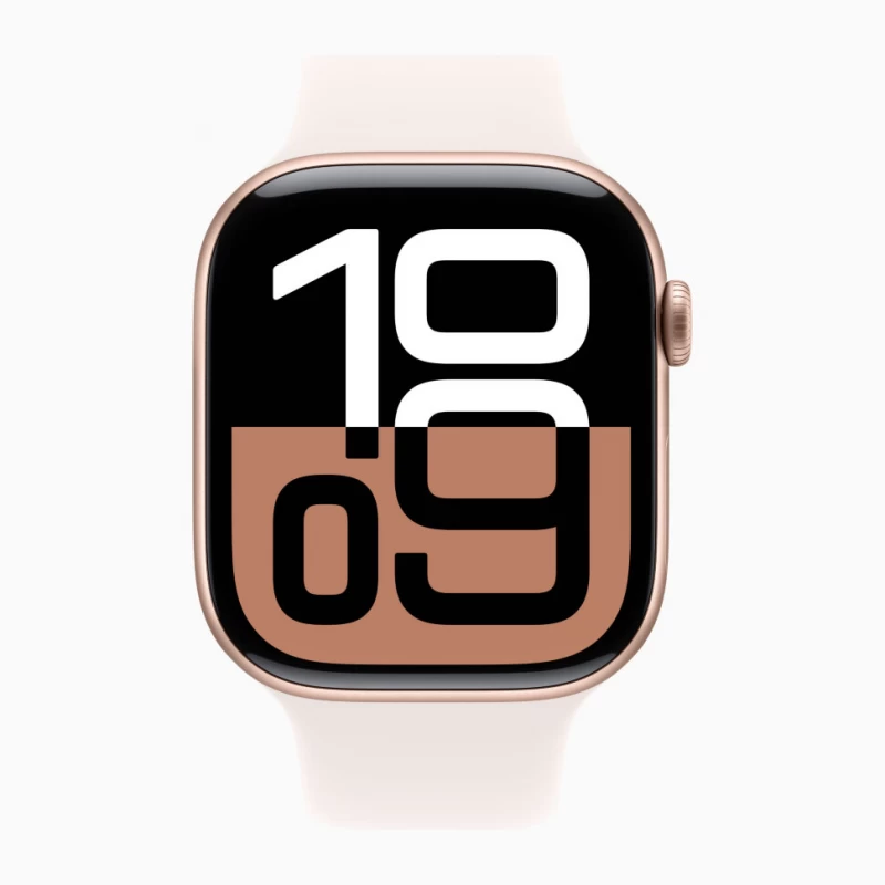 Часы Apple Watch Series 10 42mm Rose Gold Aluminium Case Sport Band Starlight S/M Часы Apple Watch Series 10 42mm Rose Gold Aluminium Case Sport Band Starlight S/M