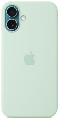 Чехол для iPhone 16 Plus Silicone Case with MagSafe Aquamarine