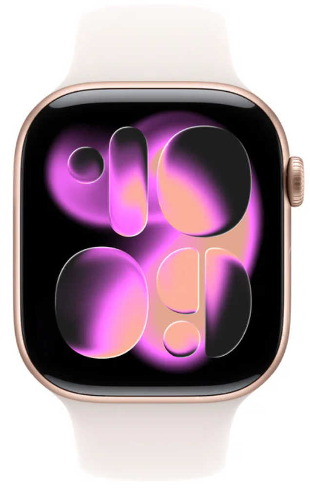 Часы Apple Watch 11 42mm Rose Gold Aluminium Case GPS Sport Band Light Blush S/M