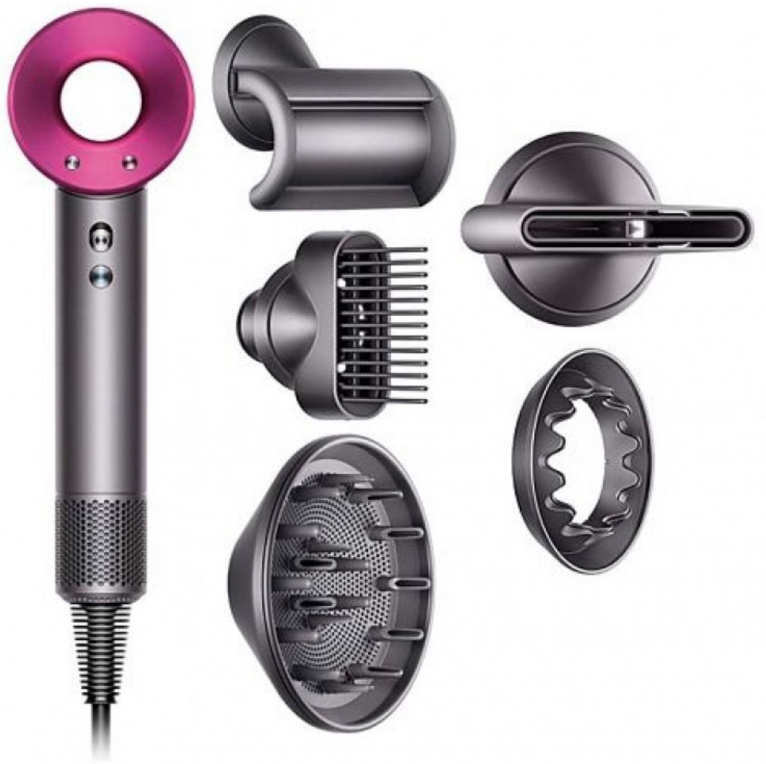 Фен Dyson Supersonic HD07 Nickel Fuchsia Gift Edition