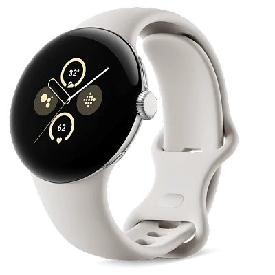 Часы Google Pixel Watch 2 Polished Silver Case/Porcelain