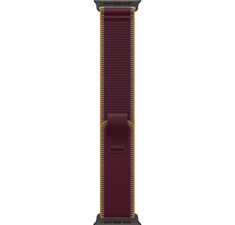 Часы Apple Watch Ultra 4 49mm Black Titanium Case Trail Loop Burgundy S/M