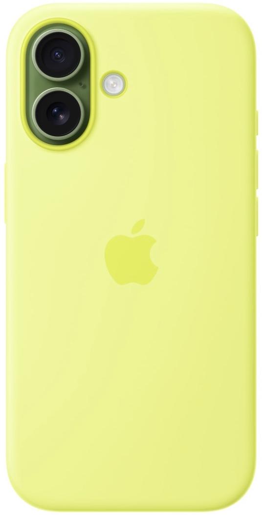 Чехол Apple iPhone 17 Silicone Case with MagSafe Neon Yellow