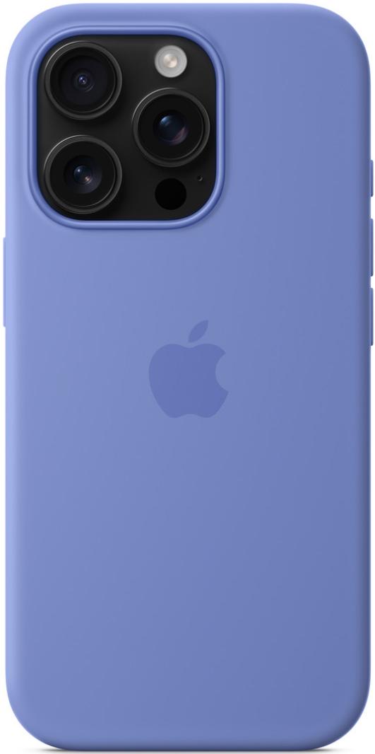 Чехол для iPhone 16 Pro Max Silicone Case with MagSafe Periwinkle