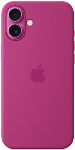 Чехол для iPhone 16 Silicone Case with MagSafe Fuchsia