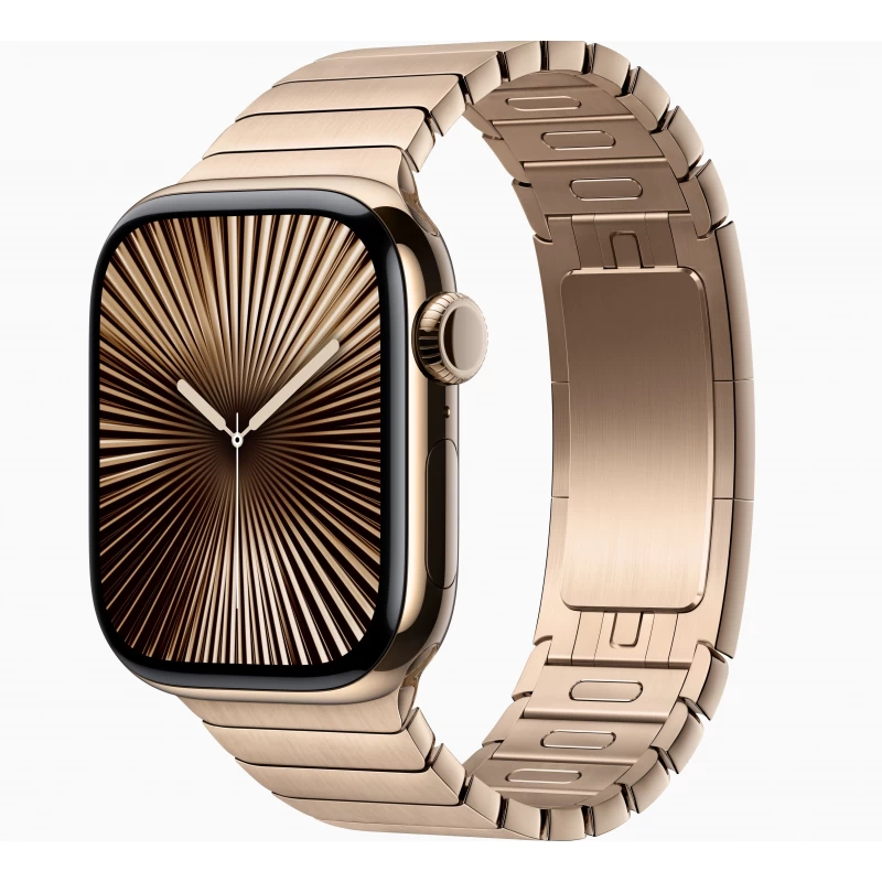 Часы Apple Watch Series 10 42mm Gold Titanium Case Link Bracelet Gold
