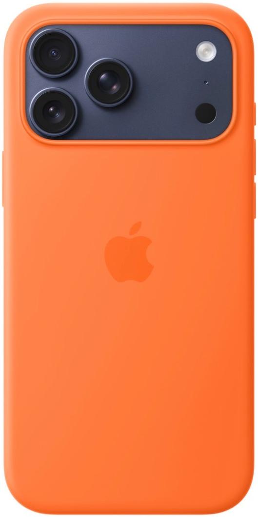 Чехол для iPhone 17 Pro Silicone Case with MagSafe Orange