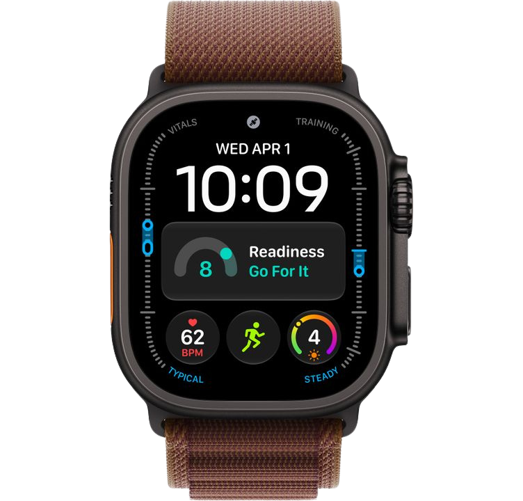 Часы Apple Watch Ultra 4 49mm Black Titanium Case Alpine Loop Burgundy M