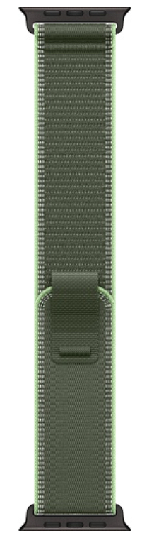Часы Apple Watch Ultra 3 2025 49mm Black Titanium Case Trail Loop Green/Neon S/M