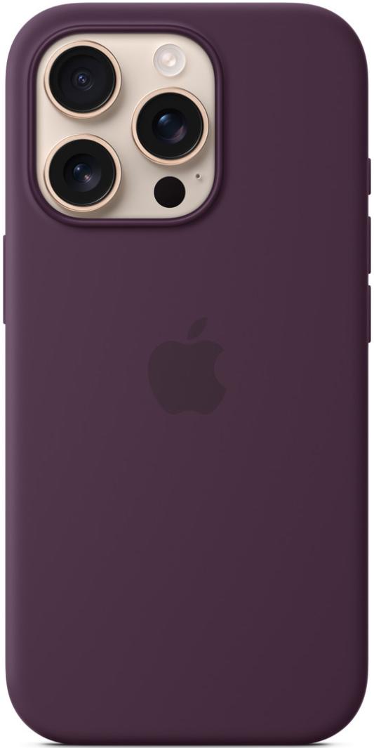 Чехол для iPhone 16 Pro Max Silicone Case with MagSafe Plum