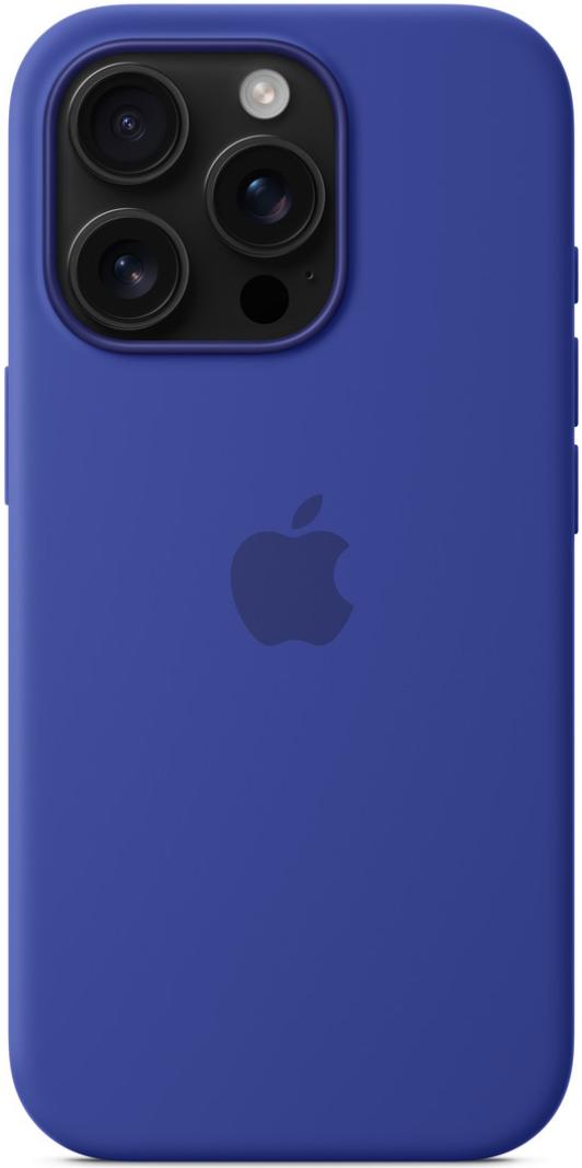 Чехол для iPhone 16 Pro Silicone Case with MagSafe Ultramarine
