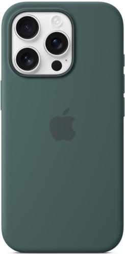Чехол для iPhone 16 Pro Silicone Case with MagSafe Lake Green