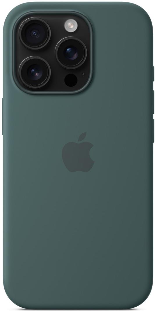 Чехол для iPhone 16 Pro Silicone Case with MagSafe Lake Green