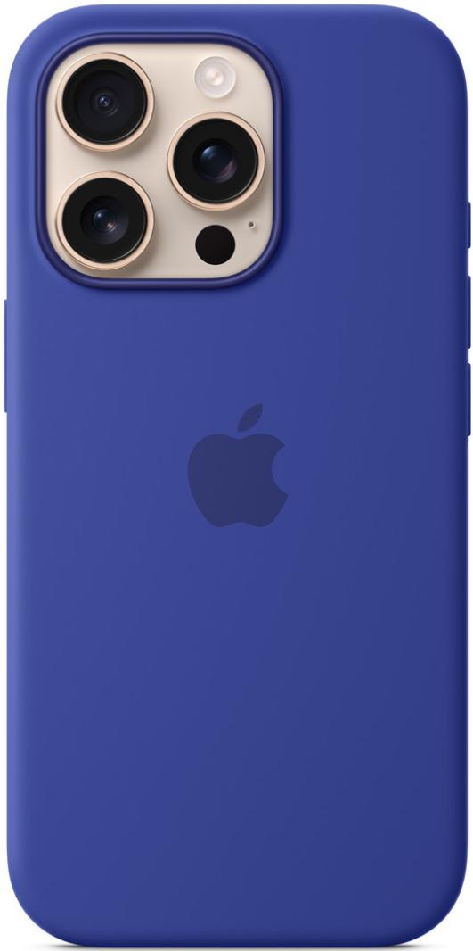 Чехол для iPhone 16 Pro Silicone Case with MagSafe Ultramarine