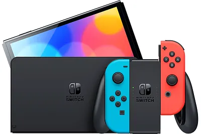 Игровая приставка Nintendo Switch OLED Neon Blue/Neon Red