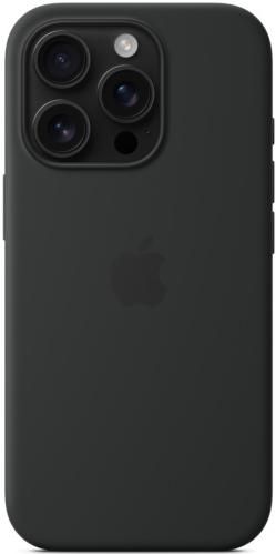 Чехол для iPhone 16 Pro Silicone Case with MagSafe Black