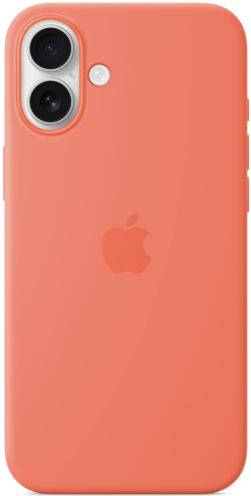 Чехол для iPhone 16 Plus Silicone Case with MagSafe Tangerine