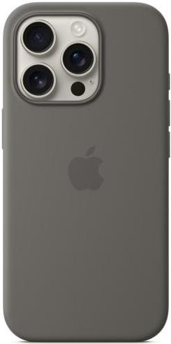 Чехол для iPhone 16 Pro Silicone Case with MagSafe Stone Gray