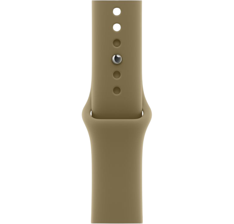 Часы Apple Watch Series 12 42mm Dark Bronze Aluminum Case GPS Sport Band Olive S/M