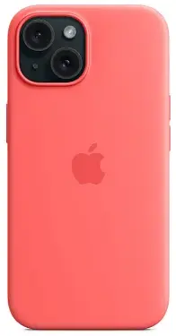 Чехол для iPhone 15 Plus Silicone Case with MagSafe Guava