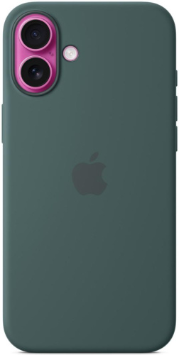 Чехол для iPhone 16 Plus Silicone Case with MagSafe Lake Green