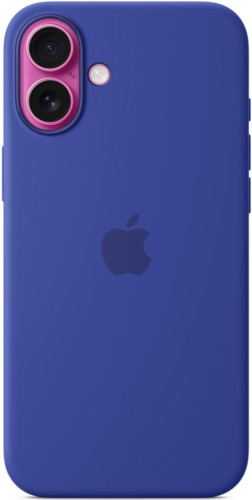 Чехол для iPhone 16 Silicone Case with MagSafe Ultramarine