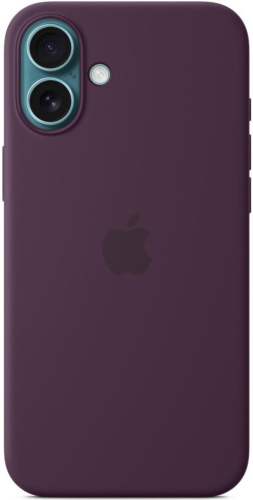 Чехол для iPhone 16 Silicone Case with MagSafe Plum