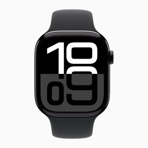 Часы Apple Watch Series 10 46mm Jet Black Aluminium Case Sport Band S/M