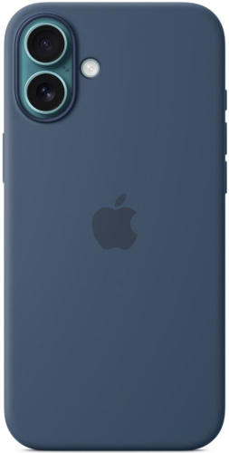 Чехол для iPhone 16 Plus Silicone Case with MagSafe Denim