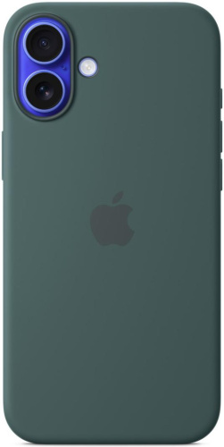 Чехол для iPhone 16 Plus Silicone Case with MagSafe Lake Green